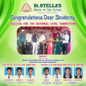 Read more about the article Congratulations Dear Students SELECTED FOR THE NATIONAL LEVEL COMPETITION